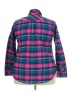 Duluth Trading Co. Plaid Pink Long Sleeve Button-Down Shirt Size XXL - photo 2