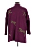 Entro Animal Print Purple Pullover Sweater Size XL - photo 2