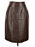 EREZ 100% Leather Brown Leather Skirt Size 14 - photo 1