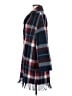 Tahari Plaid Blue Coat Size M - photo 5
