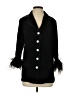 Sleeper 100% Viscose Black 3/4 Sleeve Button-Down Shirt Size XS - photo 1