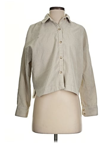 Madewell Corduroy Hartfield Crop Shirt (view 1)