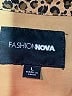 Fashion Nova Animal Print Gold Jacket Size L - photo 6