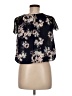 Xhilaration 100% Polyester Black 3/4 Sleeve Blouse Size M - photo 2