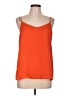 T Tahari 100% Polyester Orange Tank Top Size L - photo 1