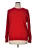 Zara 100% Lana Wool Solid Red Wool Pullover Sweater Size XL - photo 1