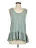 Eri + Ali Teal Sleeveless Top Size M - photo 1