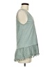 Eri + Ali Teal Sleeveless Top Size M - photo 4