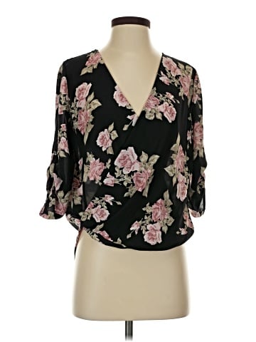 Iz Byer 3/4 Sleeve Blouse (view 1)