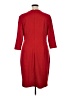 Glamour Solid Red Cocktail Dress Size 14 - photo 2