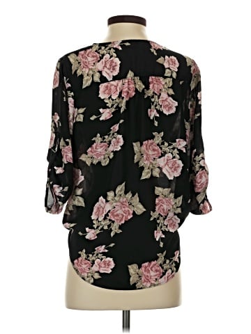 Iz Byer 3/4 Sleeve Blouse (view 2)