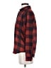 I Love H81 Plaid Red Long Sleeve Button-Down Shirt Size S - photo 5