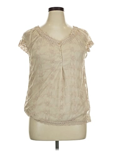 Ultra Pink Short Sleeve Blouse (view 1)