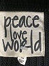 Peace Love World Black Jacket Size M - photo 6