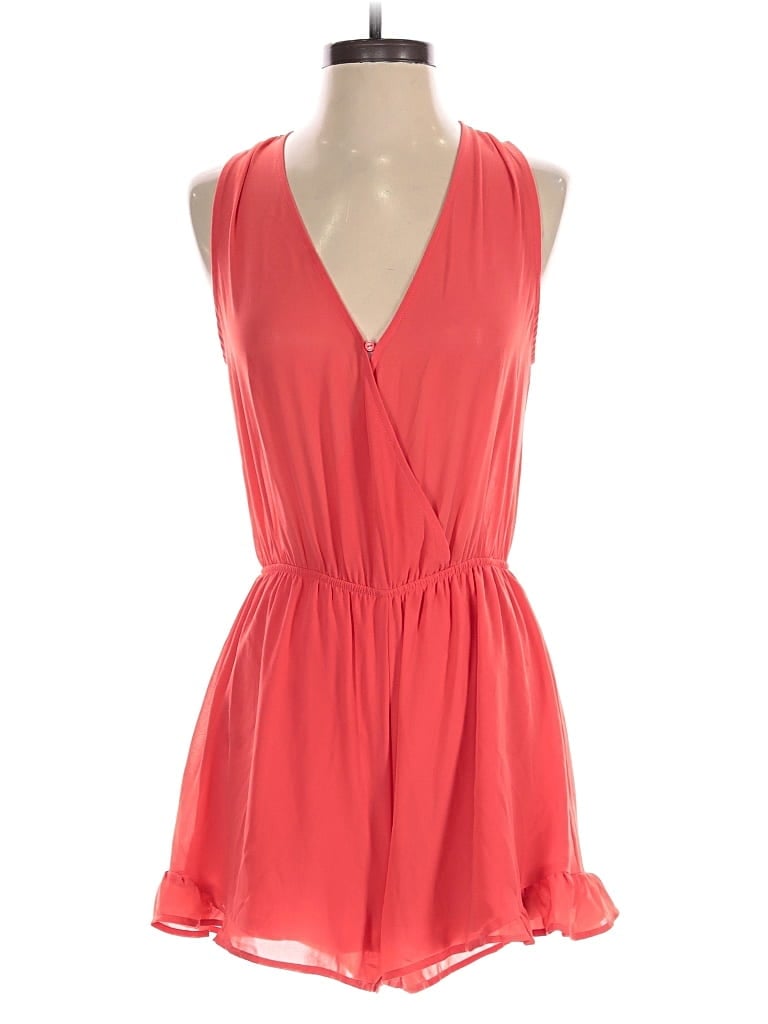 Pre-owned Astr Romper In Red
