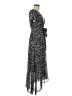 MNG Animal Print Black Cocktail Dress Size 6 - photo 4