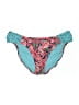 Blush Paisley Teal Swimsuit Bottoms Size M - photo 1