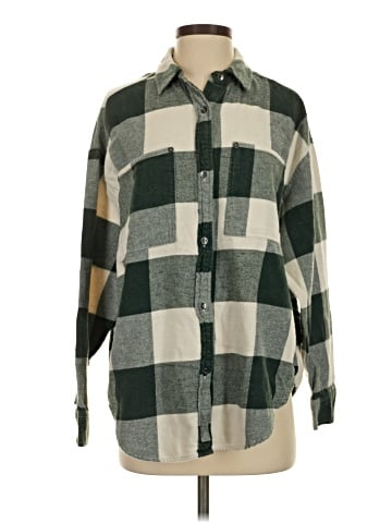 Aerie Long Sleeve Button-Down Shirt (view 1)