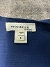 Monteau Solid Blue Casual Dress Size L - photo 7