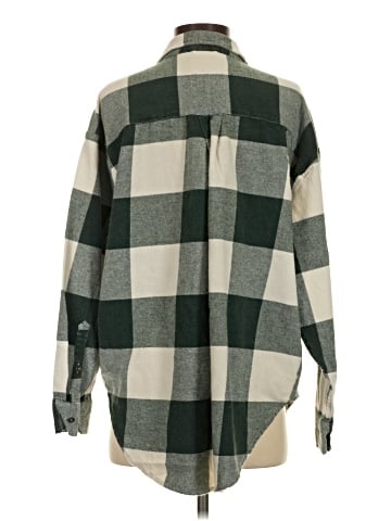 Aerie Long Sleeve Button-Down Shirt (view 2)