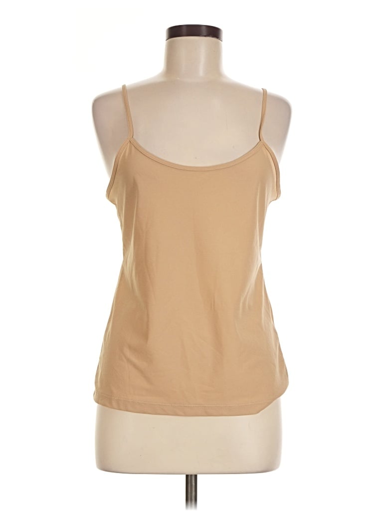 Pre-owned Apt. 9 Tank Top Tan Halter Neckline Tops