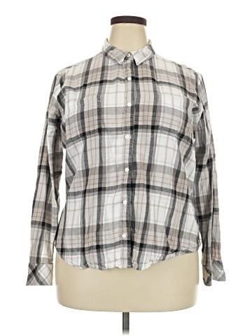 Riders Long Sleeve Button-Down Shirt (view 1)