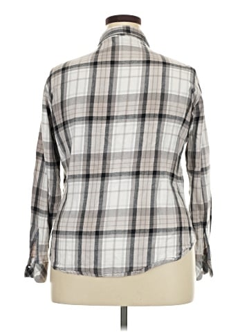 Riders Long Sleeve Button-Down Shirt (view 2)