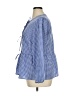 Prettygarden Checkered-gingham Blue 3/4 Sleeve Blouse Size XL - photo 5