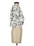 Shein Print Ivory Short Sleeve Blouse Size M - photo 4