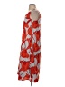 Ann Taylor 100% Polyester Tropical Orange Casual Dress Size 0 Petite - photo 5