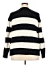Calligraphie Stripes Black Pullover Sweater Size 3X - photo 2