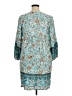 TEMOFON Paisley Teal Casual Dress Size XL - photo 2
