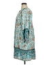 TEMOFON Paisley Teal Casual Dress Size XL - photo 5