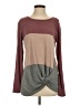 Unbranded Burgundy Long Sleeve Top Size S - photo 1