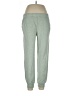 Monrow 100% Rayon Solid Green Sweatpants Size L - photo 1