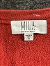 Mila 100% Cotton Burgundy Pullover Sweater Size M - photo 7