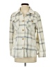 Wallflower 100% Polyester Plaid Ivory Jacket Size S - photo 1