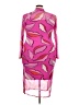 Unbranded Graphic Pink Cocktail Dress Size XXL (estimated) - photo 2