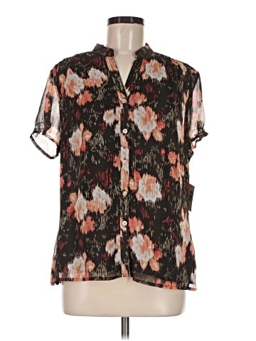 Sag Harbor Short Sleeve Blouse (view 1)