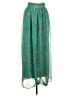 Assorted Brands Paisley Teal Casual Skirt Size 10 - photo 1
