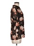 Sag Harbor 100% Polyester Floral Black Short Sleeve Blouse Size M - photo 4