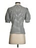 Rails 100% Cotton Stripes Silver Short Sleeve Turtleneck Size S - photo 2