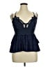 Zenana 100% Rayon Blue Sleeveless Blouse Size 1X - photo 1