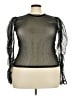 Ambiance Black Long Sleeve Top Size 2X - photo 1