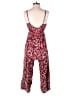Angie 100% Rayon Paisley Red Jumpsuit Size M - photo 2