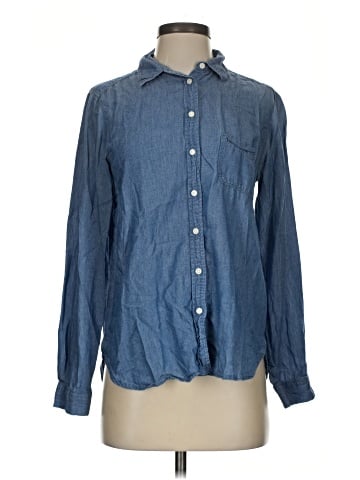 Ann Taylor LOFT Long Sleeve Button-Down Shirt (view 1)
