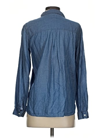 Ann Taylor LOFT Long Sleeve Button-Down Shirt (view 2)