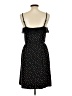 Elle Polka Dots Black Casual Dress Size L - photo 2