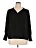 Zac & Rachel 100% Polyester Black 3/4 Sleeve Blouse Size XL - photo 1