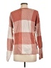 Bobeau Checkered-gingham Orange Pullover Sweater Size L - photo 2